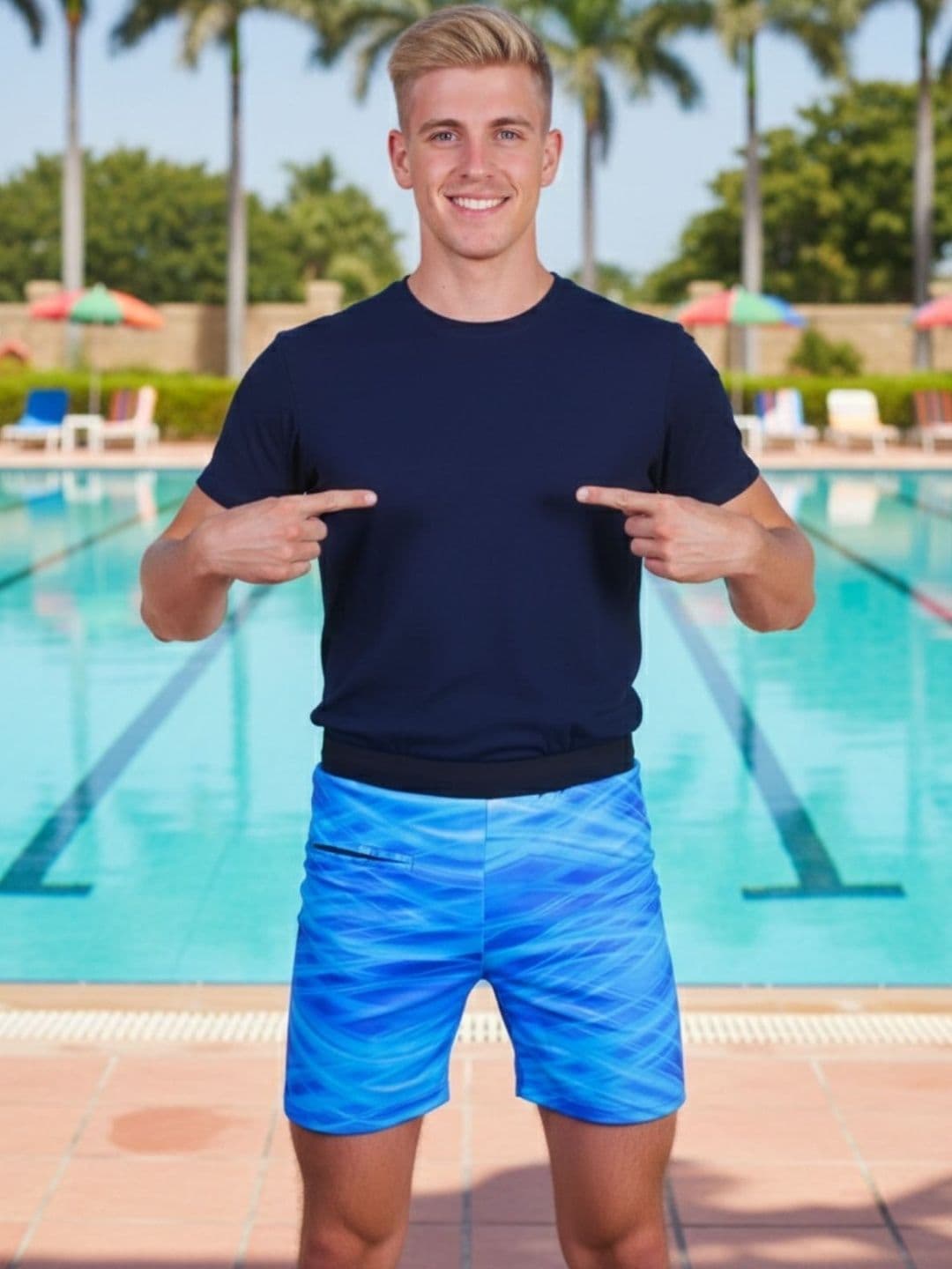 Aqua Holic Round Neck Swim Set - view 1
