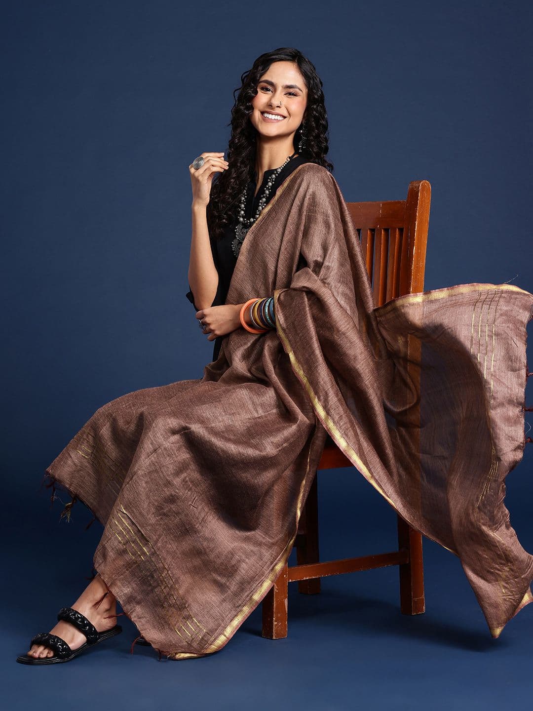 Taavi Handloom Dupatta - view 1