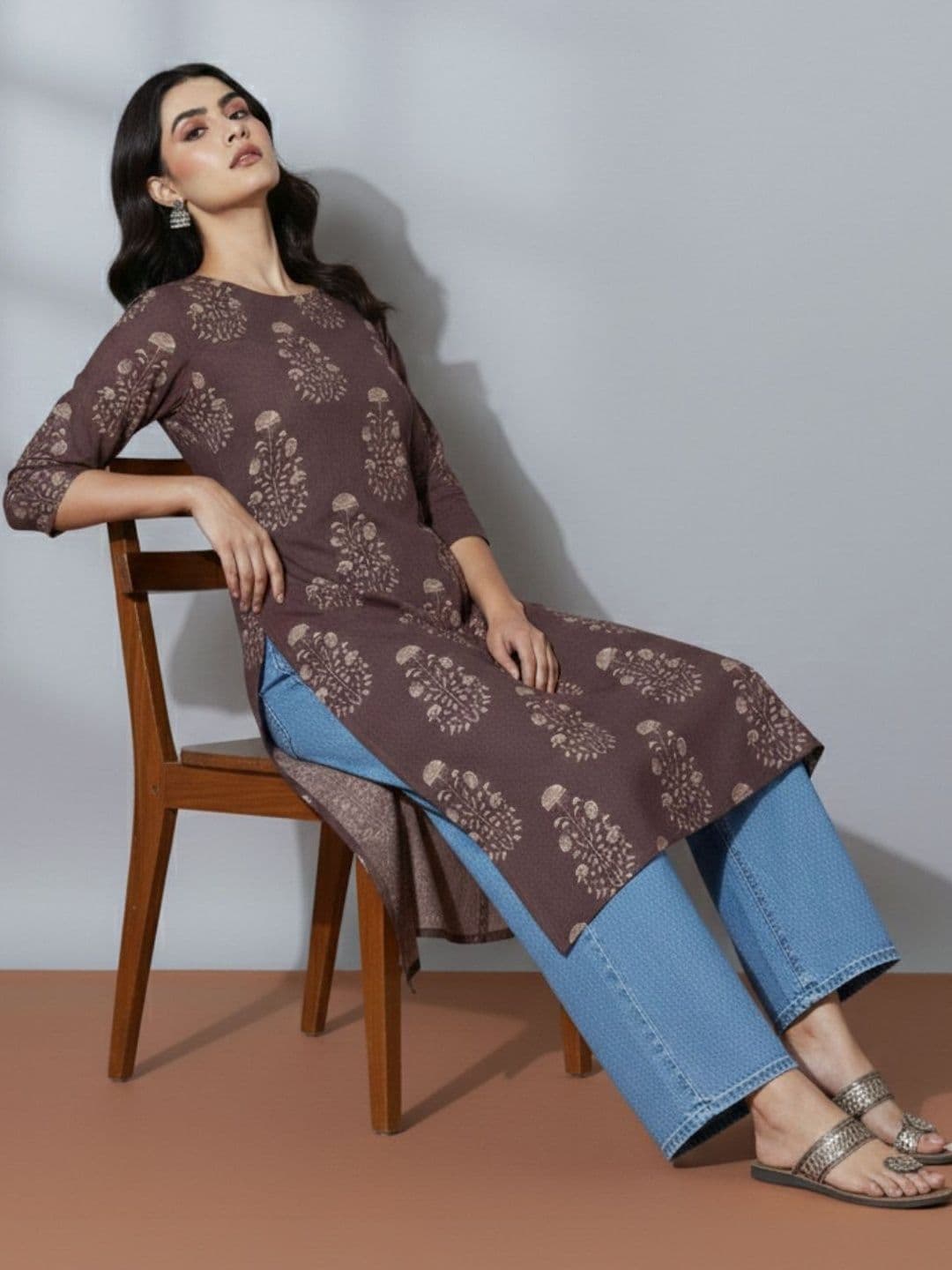 all about you Women Floral Printed Kurta - view 1