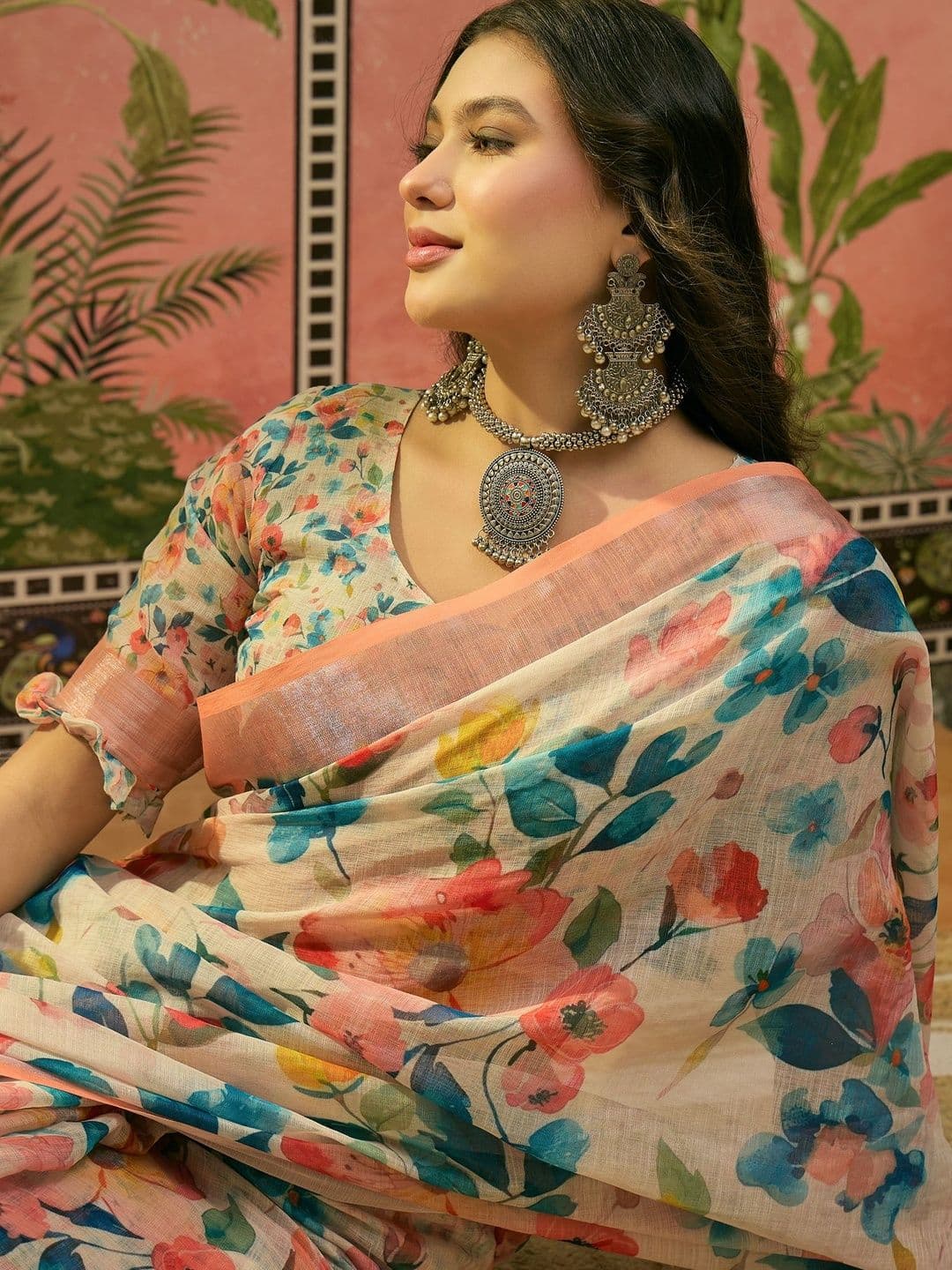 Sangria Printed Sarees - view 1