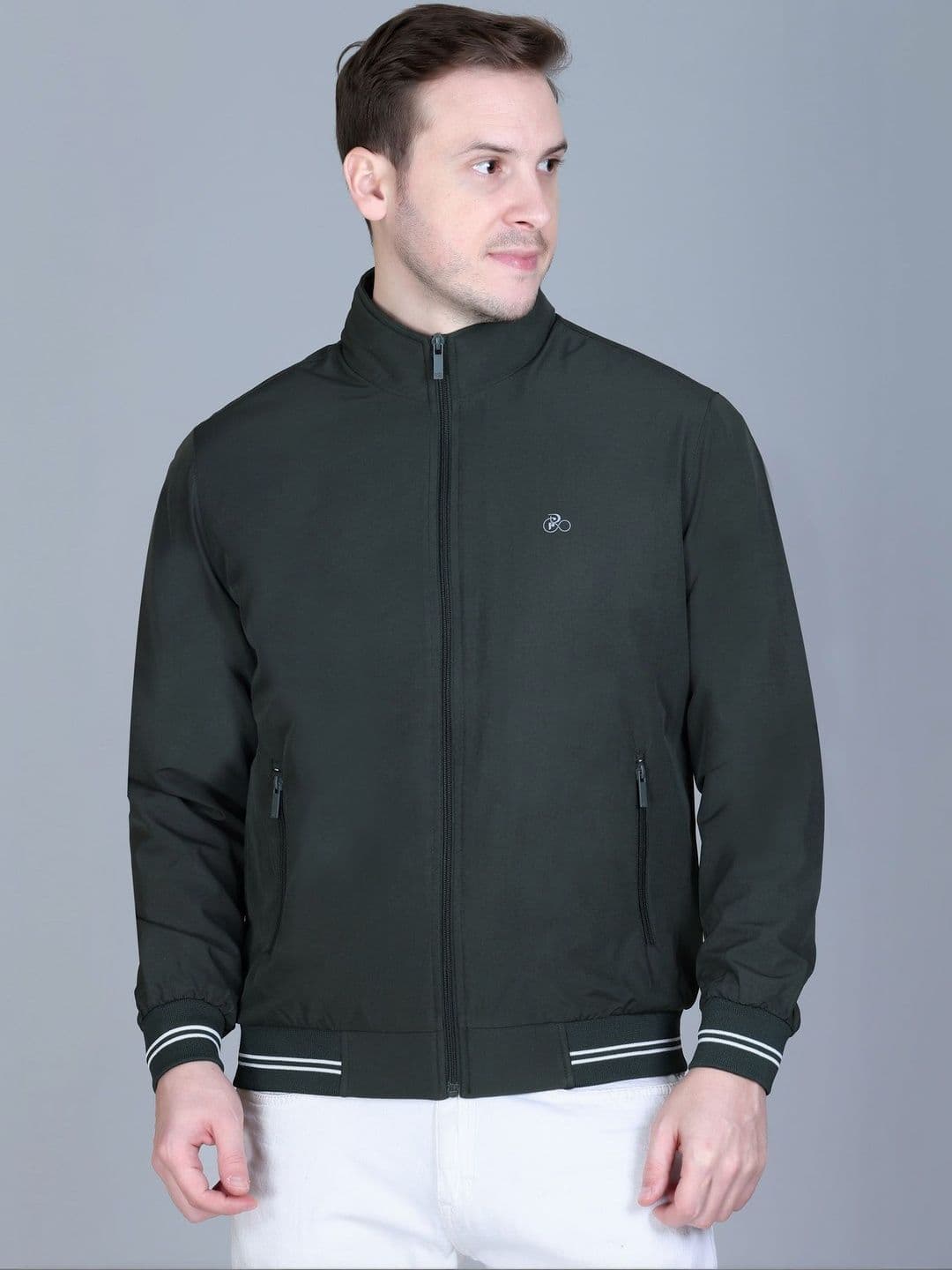 Rare Times Men Lightweight Bomber Jacket - view 1