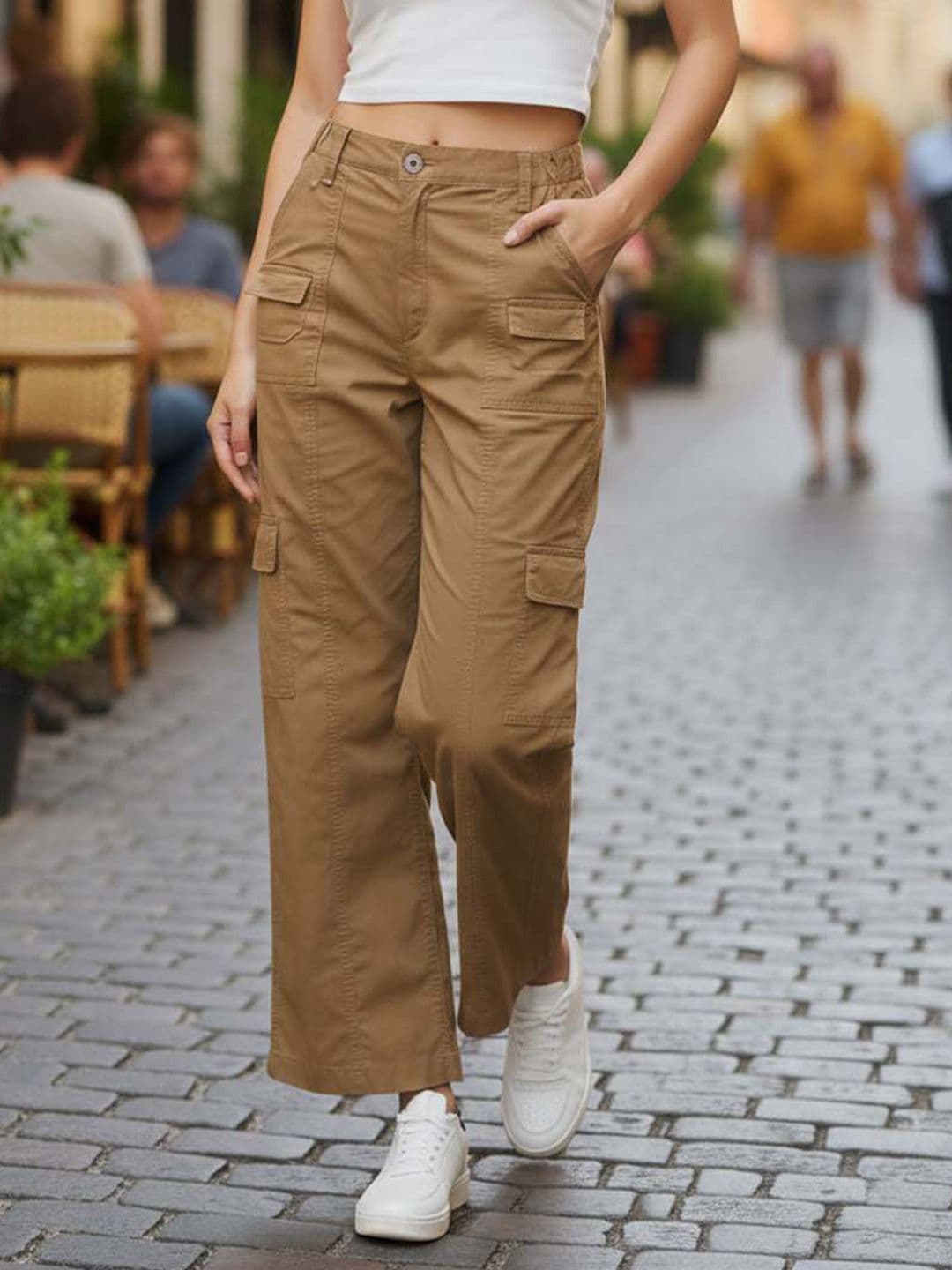 SZN Women High-Rise Cargo Trouser - view 1