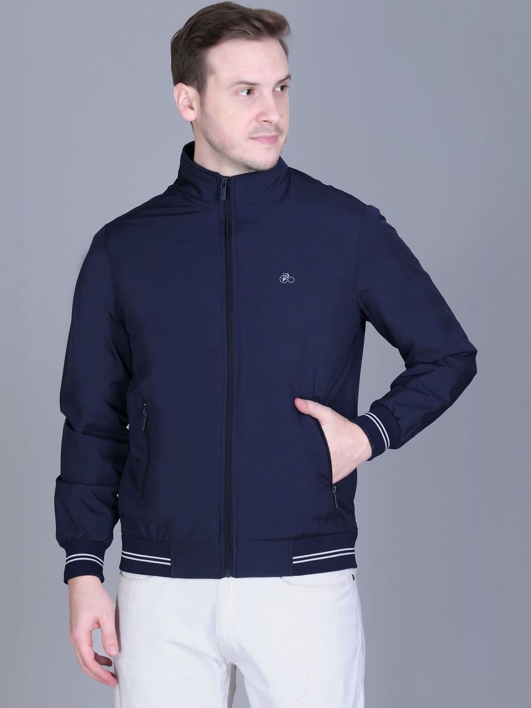 Rare Times Men Lightweight Bomber Jacket - view 1