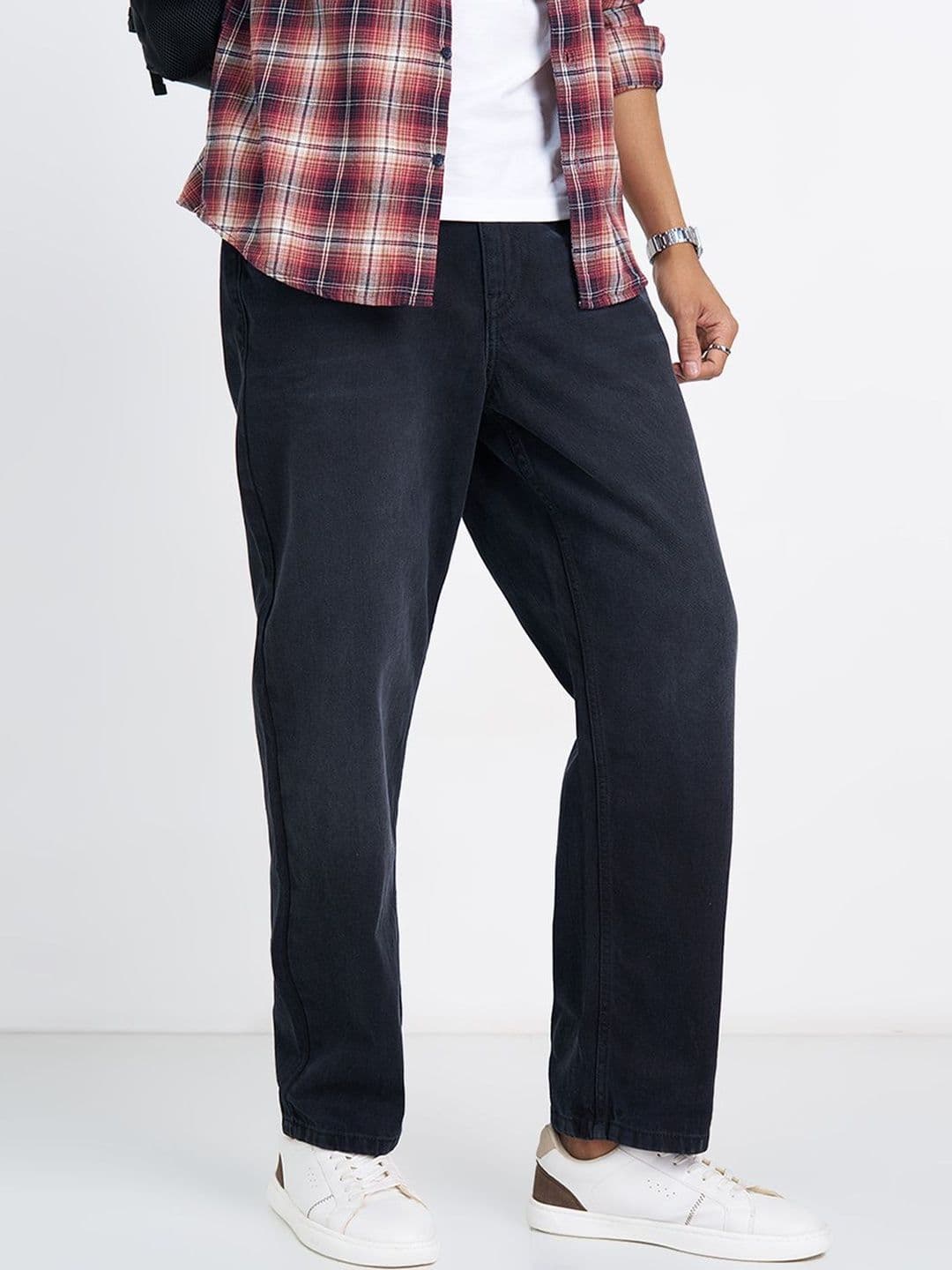SF JEANS by Pantaloons Men Flared Mid-Rise Light Fade Jeans - view 1