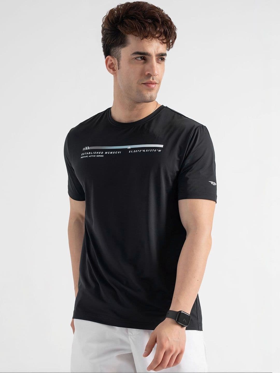 Red Tape Men Typography Printed T-shirt - view 1
