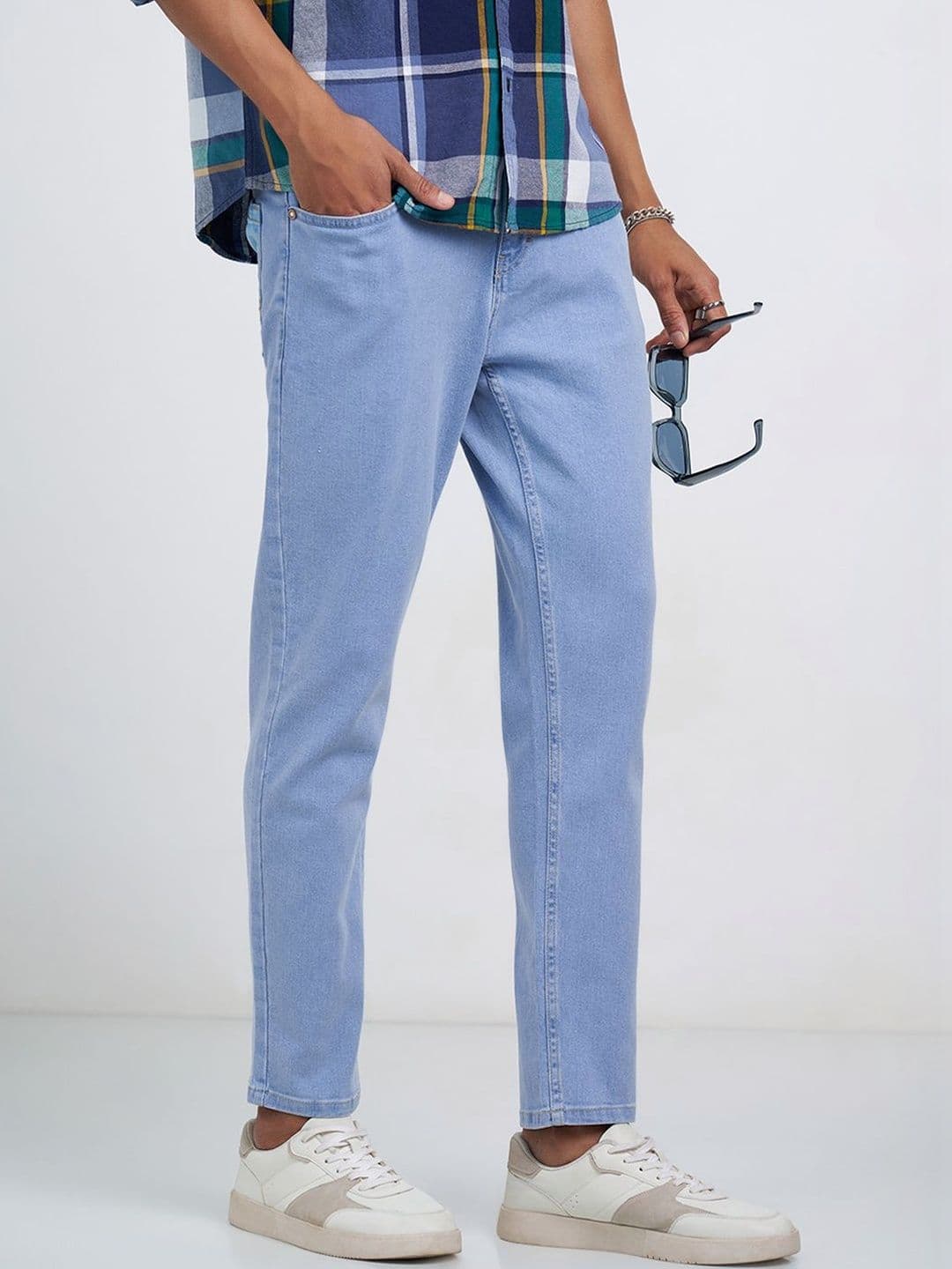 SF JEANS by Pantaloons Men Slim Fit Mid-Rise Jeans - view 1