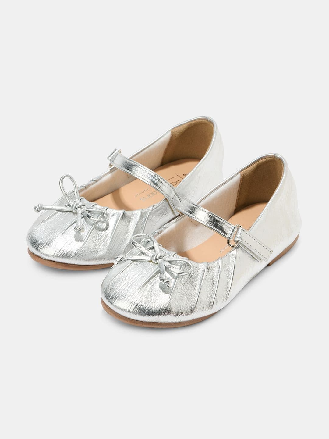 Pantaloons Junior Girls Embellished Party Fashion with Bows Flats - view 1