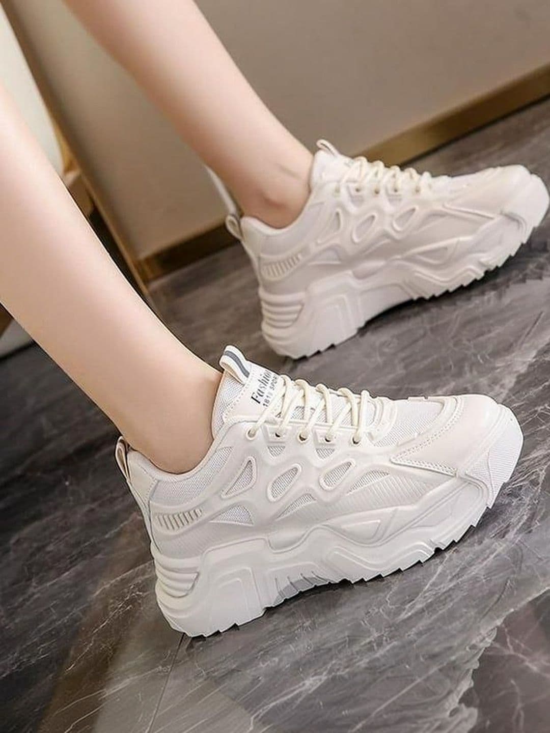 Shozie Girls Textured Sneakers - view 1