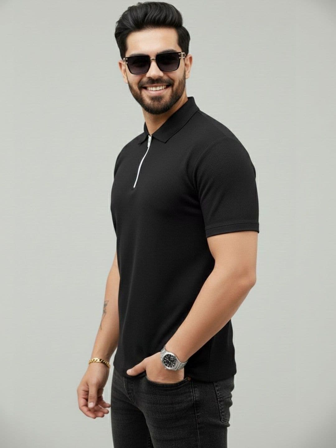 Moda Rapido Men Polo Collar T-shirt - view 1