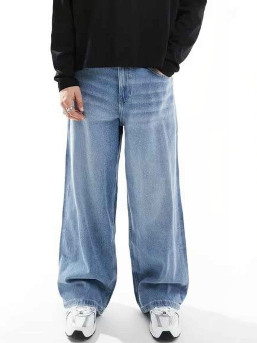 me Queen Men Straight Fit Mid-Rise Light Fade Jeans - view 1