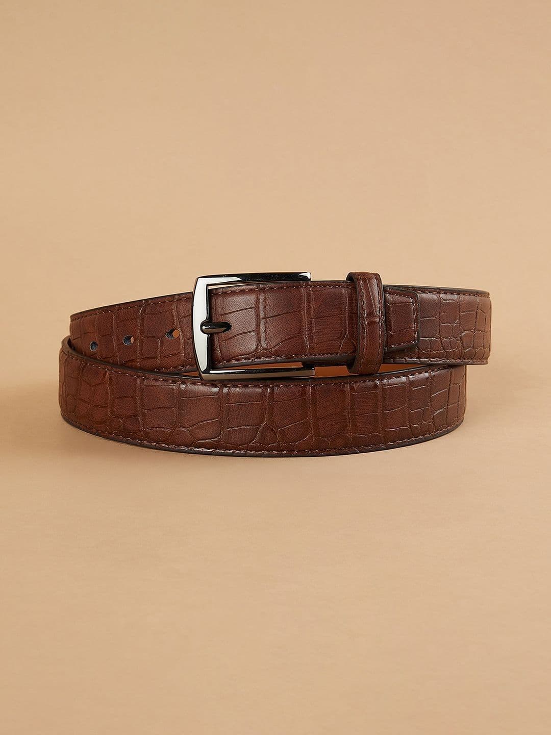 CODE by Lifestyle Men Textured Leather Belt - view 1