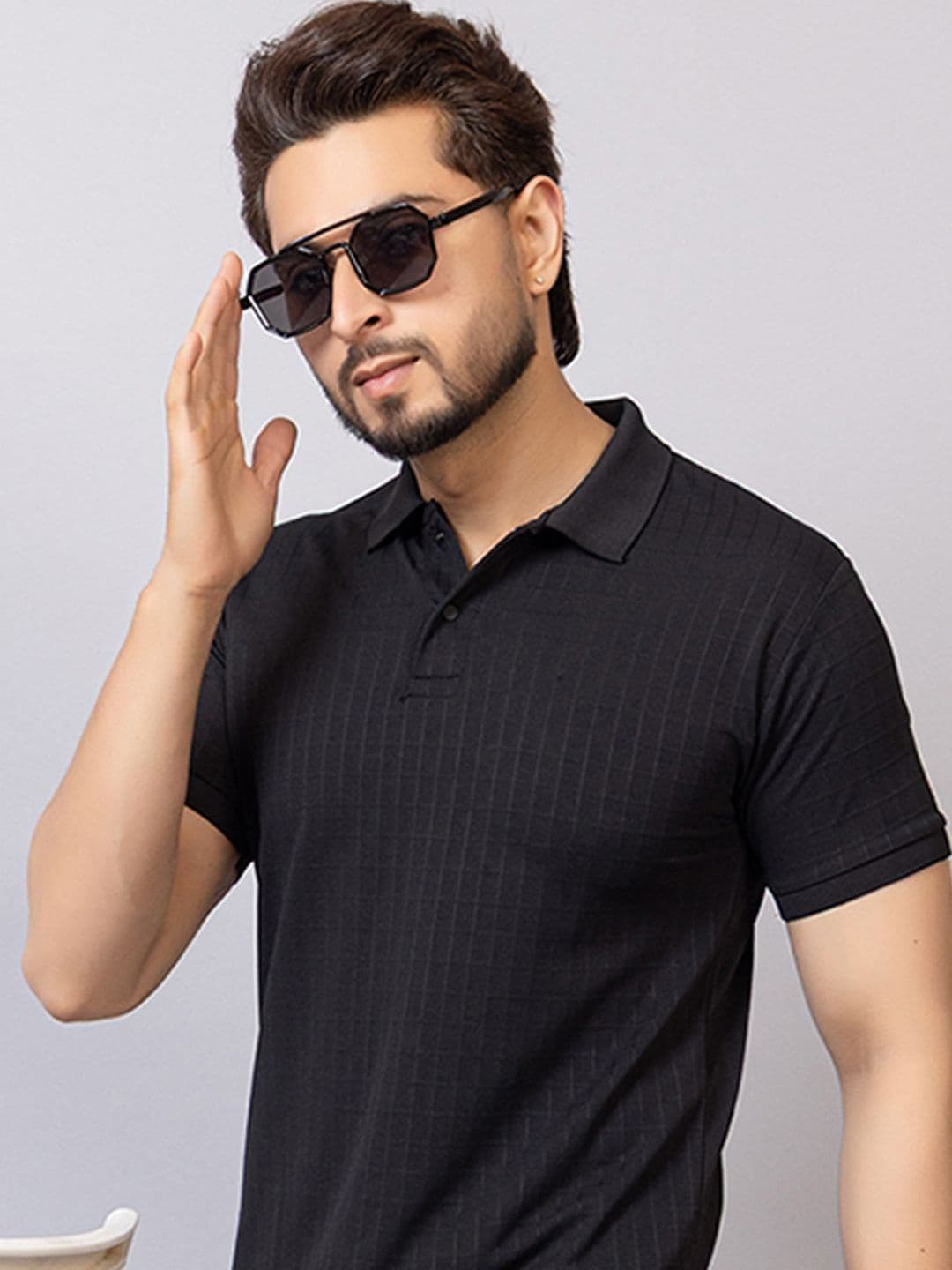 TRIUS Men Polo Collar T-shirt - view 1