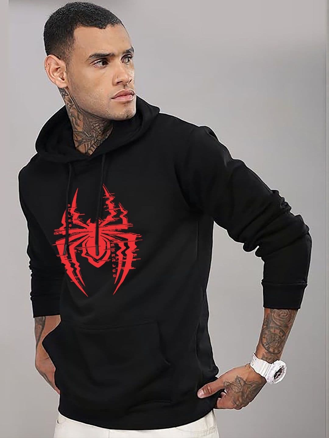 COMIC STREET Men Printed Hooded Sweatshirt - view 1