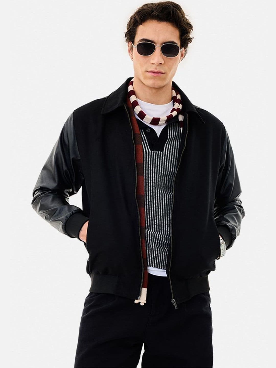 Snitch Black Solid Jacket - view 1