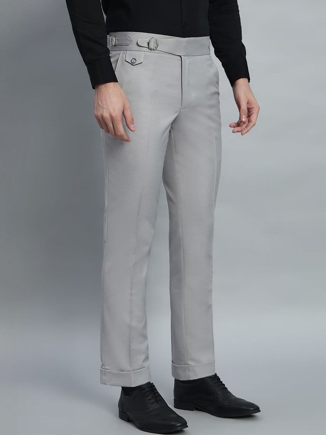 Qlanz Men Wrinkle Free Trousers - view 1