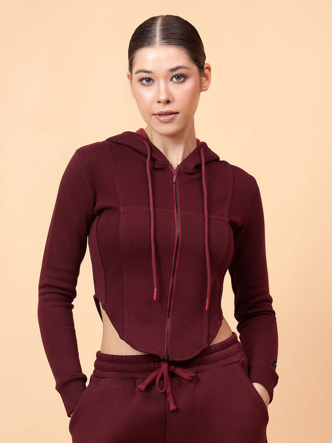 Fitkin Fikin Women Fleece Corset Jacket - view 1