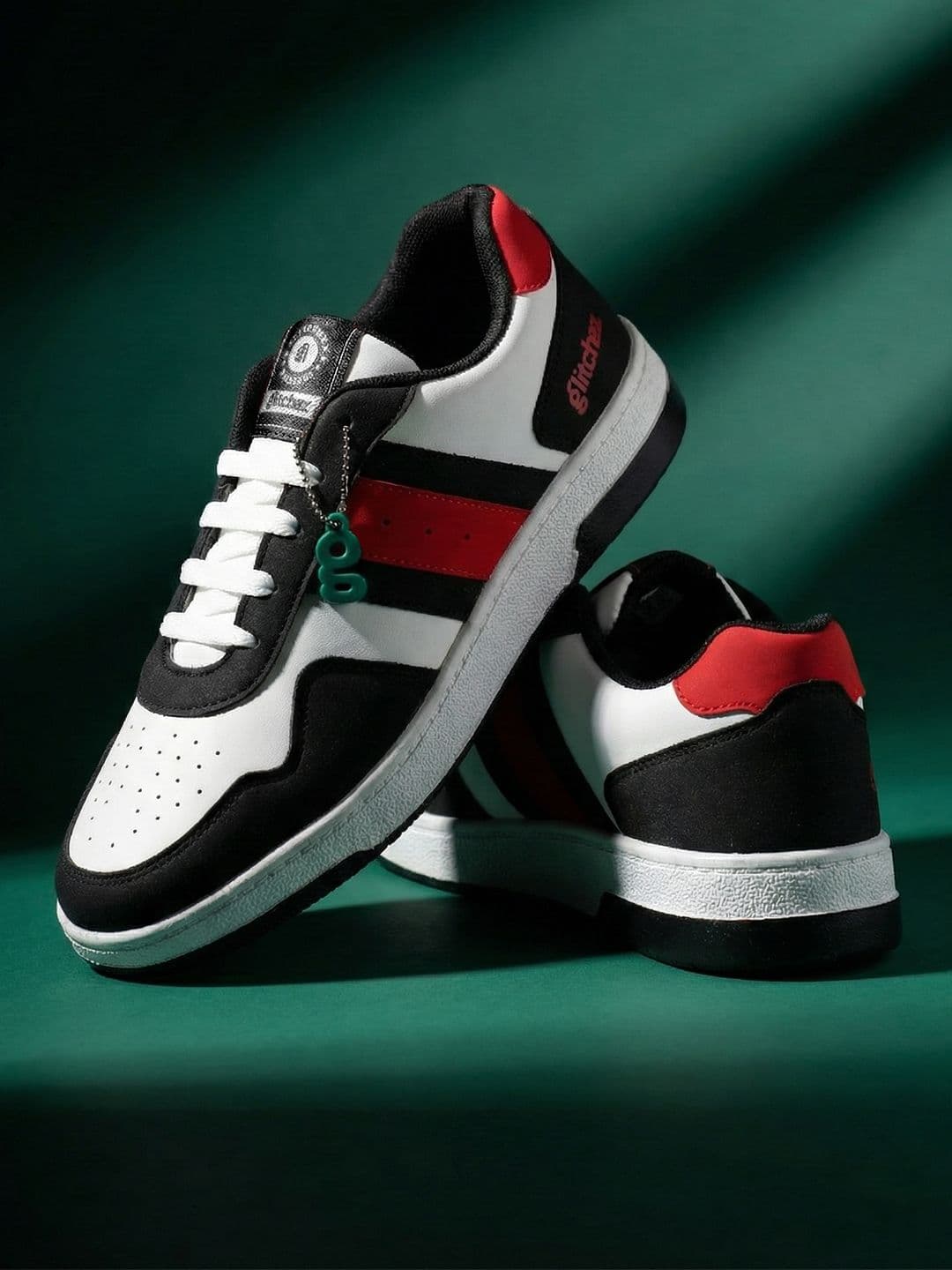 glitchez Men Colourblocked Perforated Sneakers - view 1