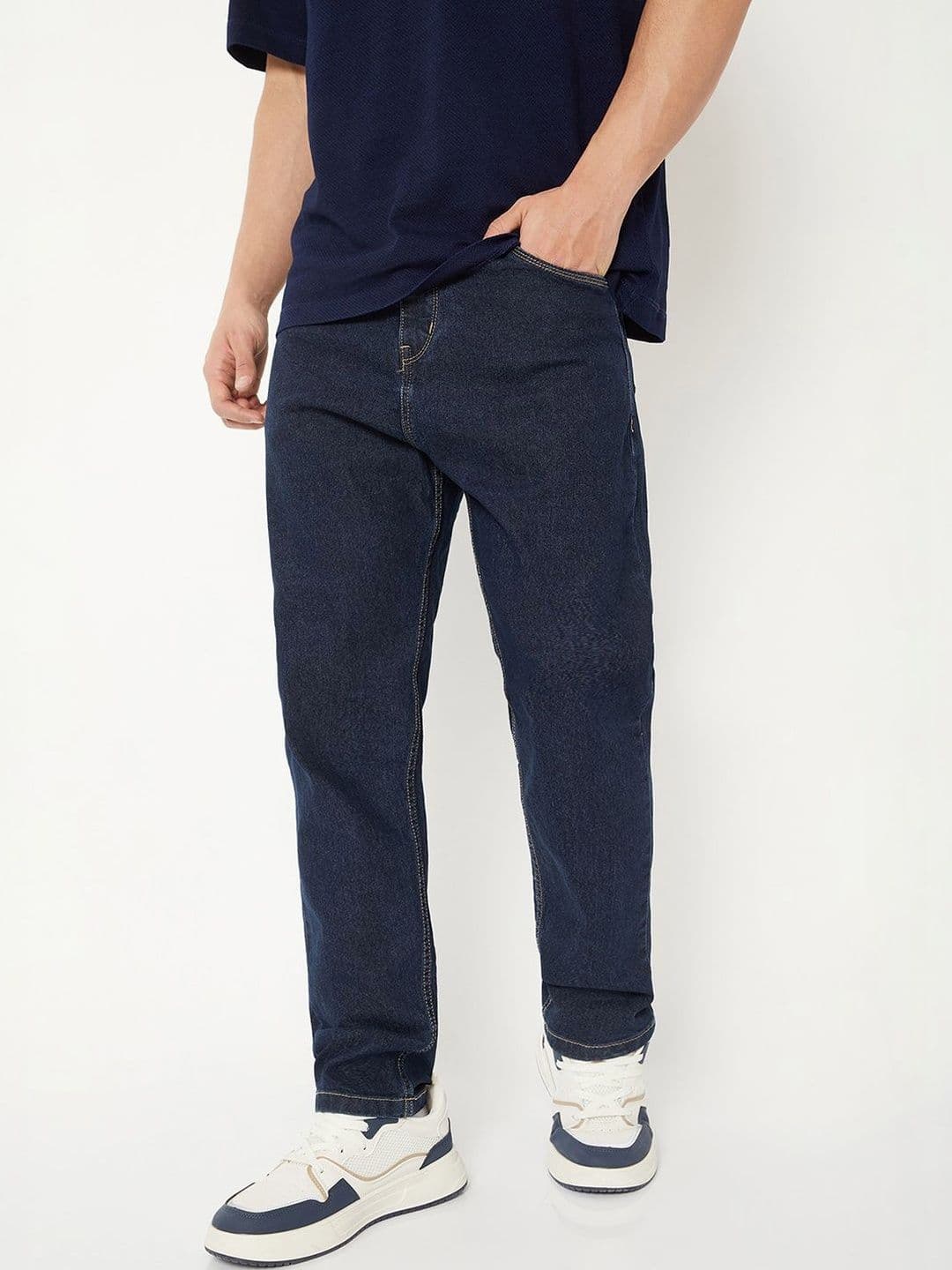 max Men Regular Fit Mid-Rise Stretchable Jeans - view 1
