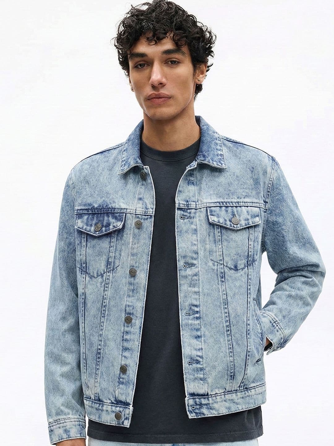 HIGHLANDER Men Denim Jacket - view 1
