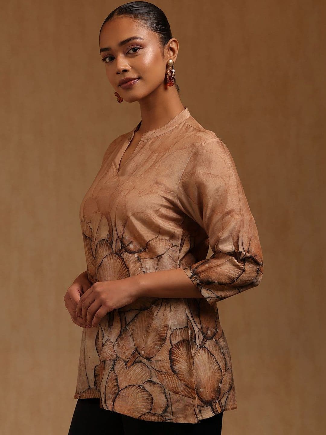 Soch Mandarin Collar Printed Tunic - view 1