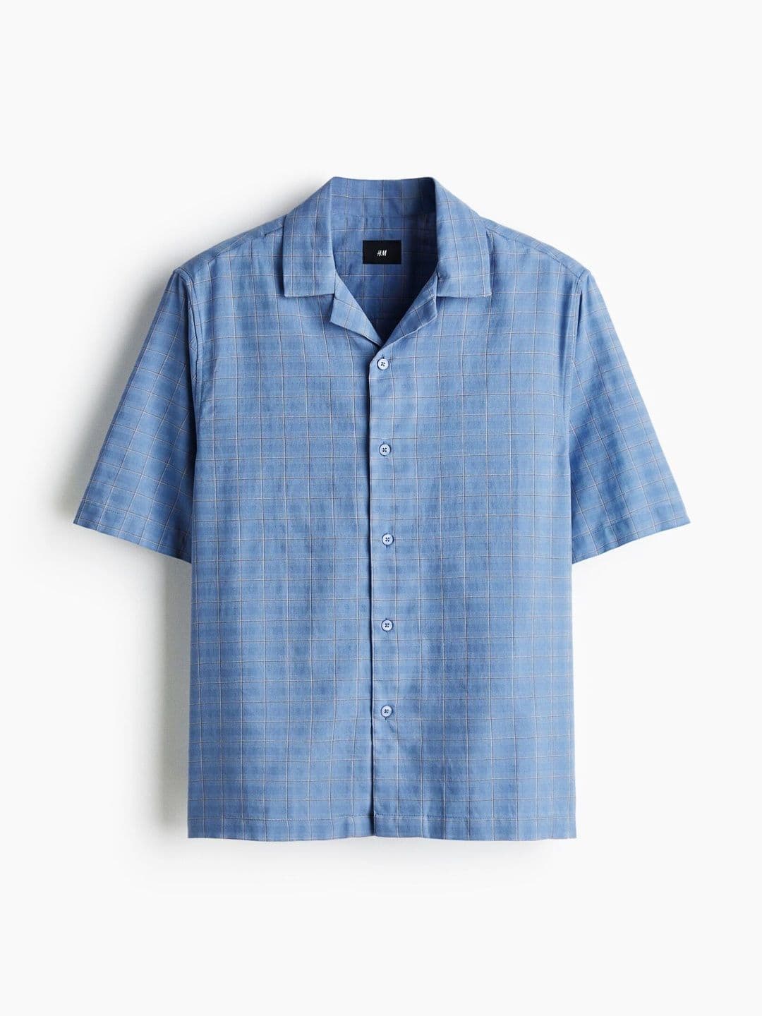 H&M Pure Cotton Regular Fit Resort Shirt - view 1