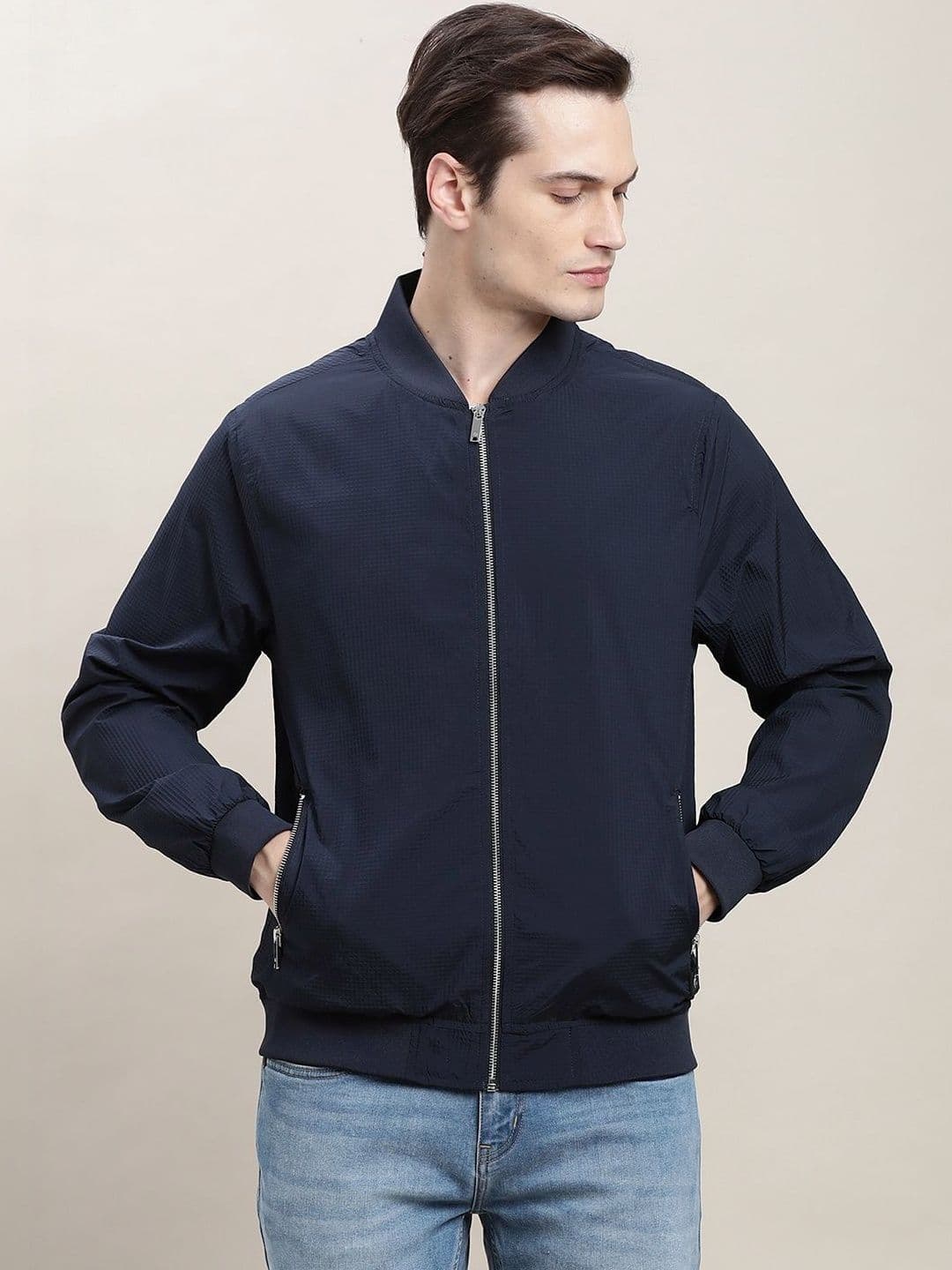 Turtle Men Suede Lightweight Bomber Jacket - view 1
