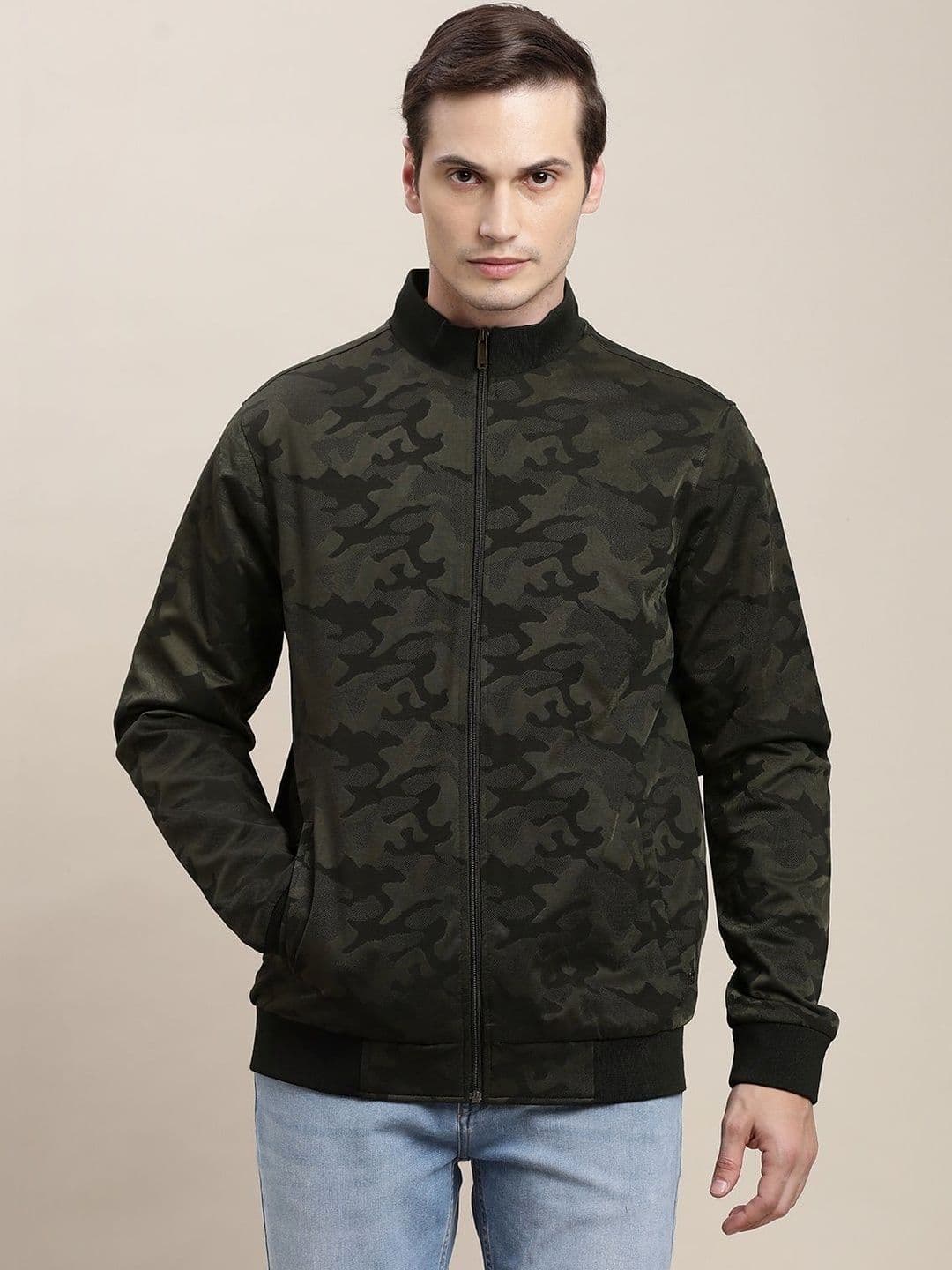 Turtle Men Camouflage Bomber Jacket - view 1