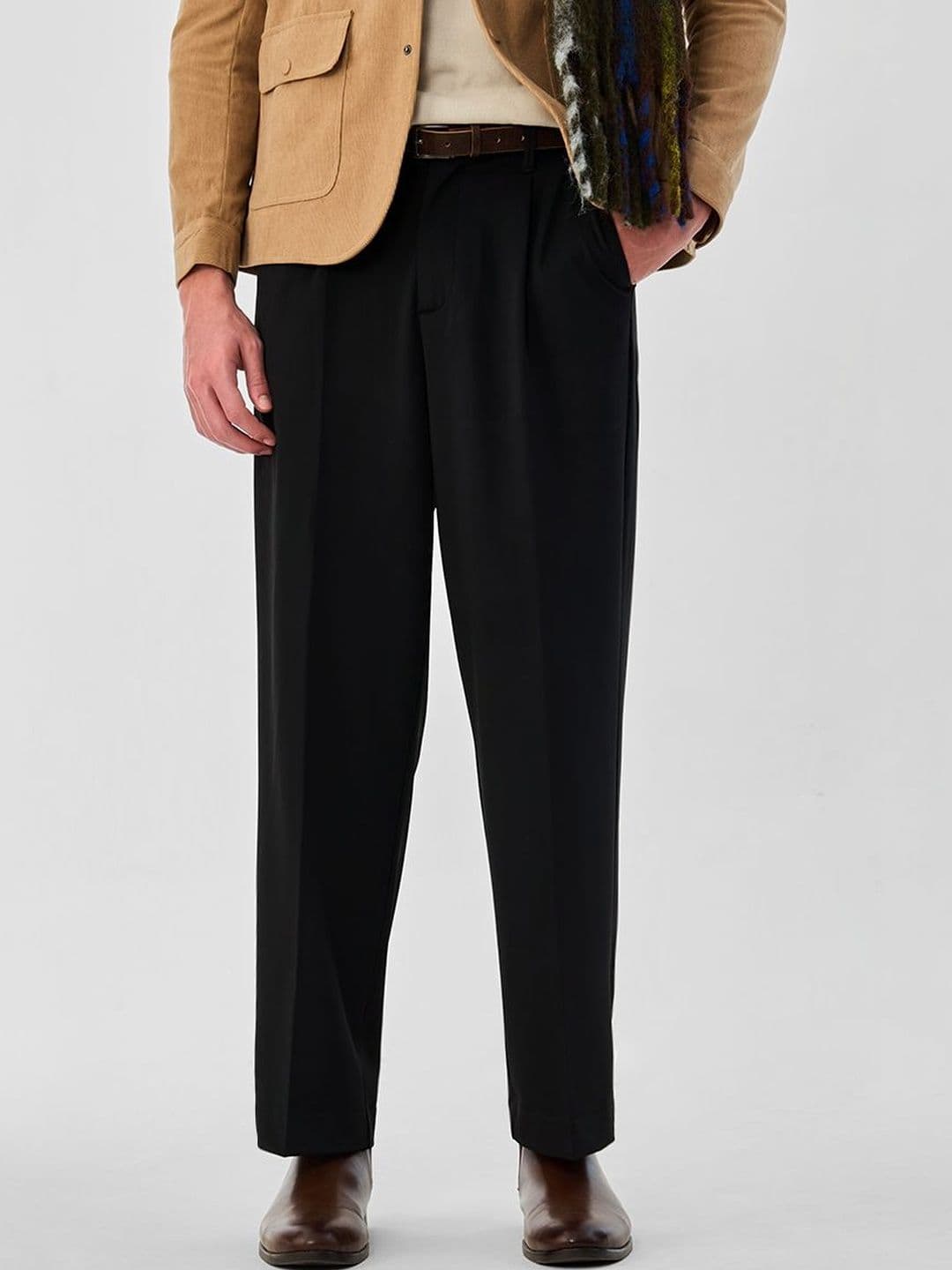 Snitch Men Wrinkle Free Pleated Trousers - view 1