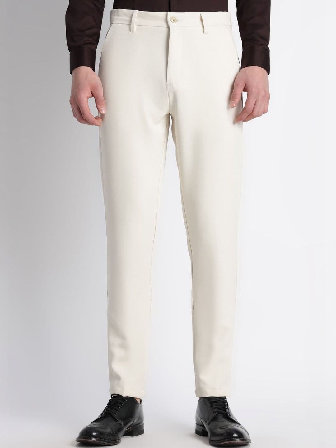 Blu MNKY Men Classic Slim Fit Trousers - view 1