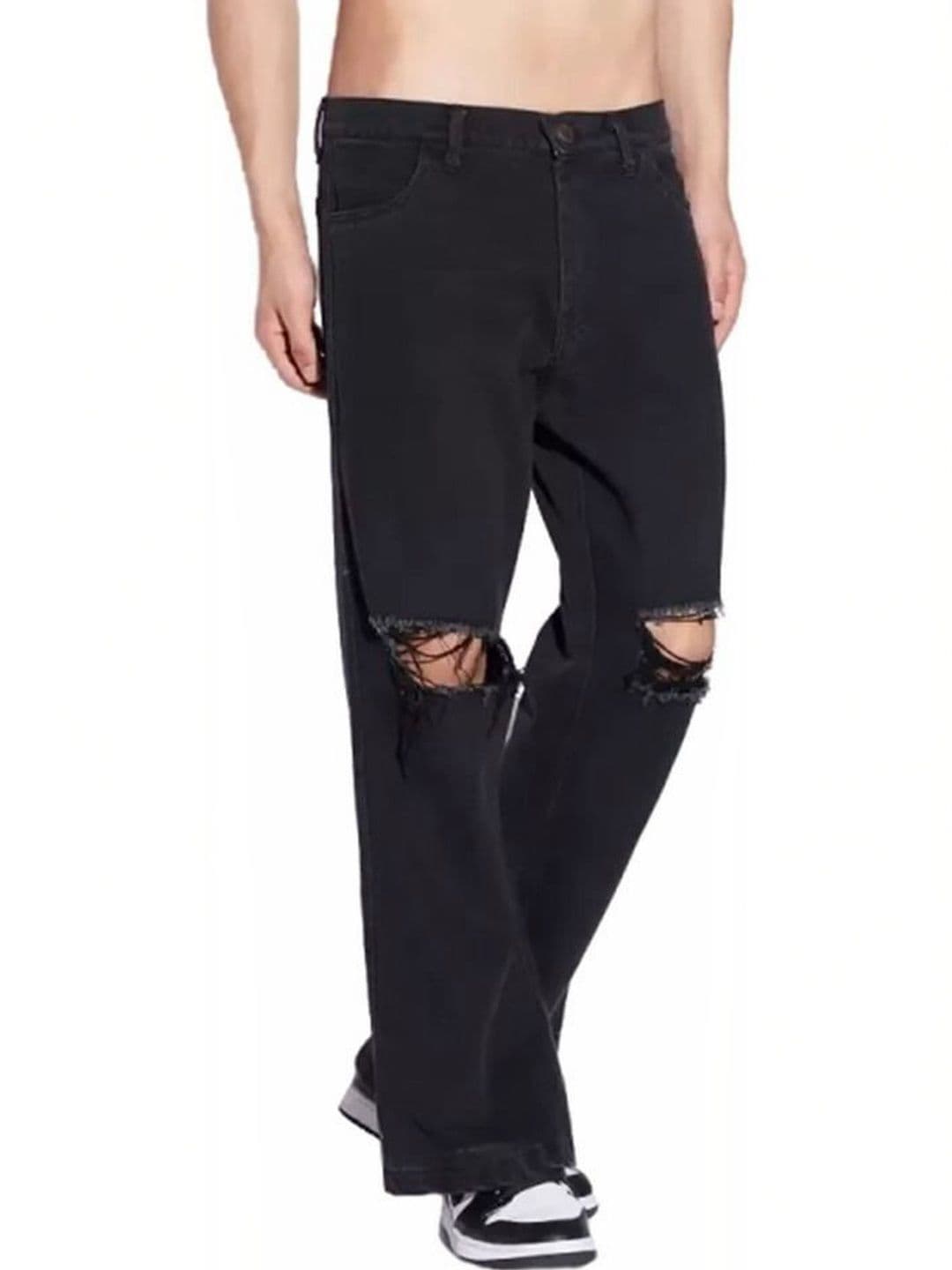 Metronaut Men Classic Regular Fit Mid-Rise Highly Distressed Stretchable Jeans - view 1