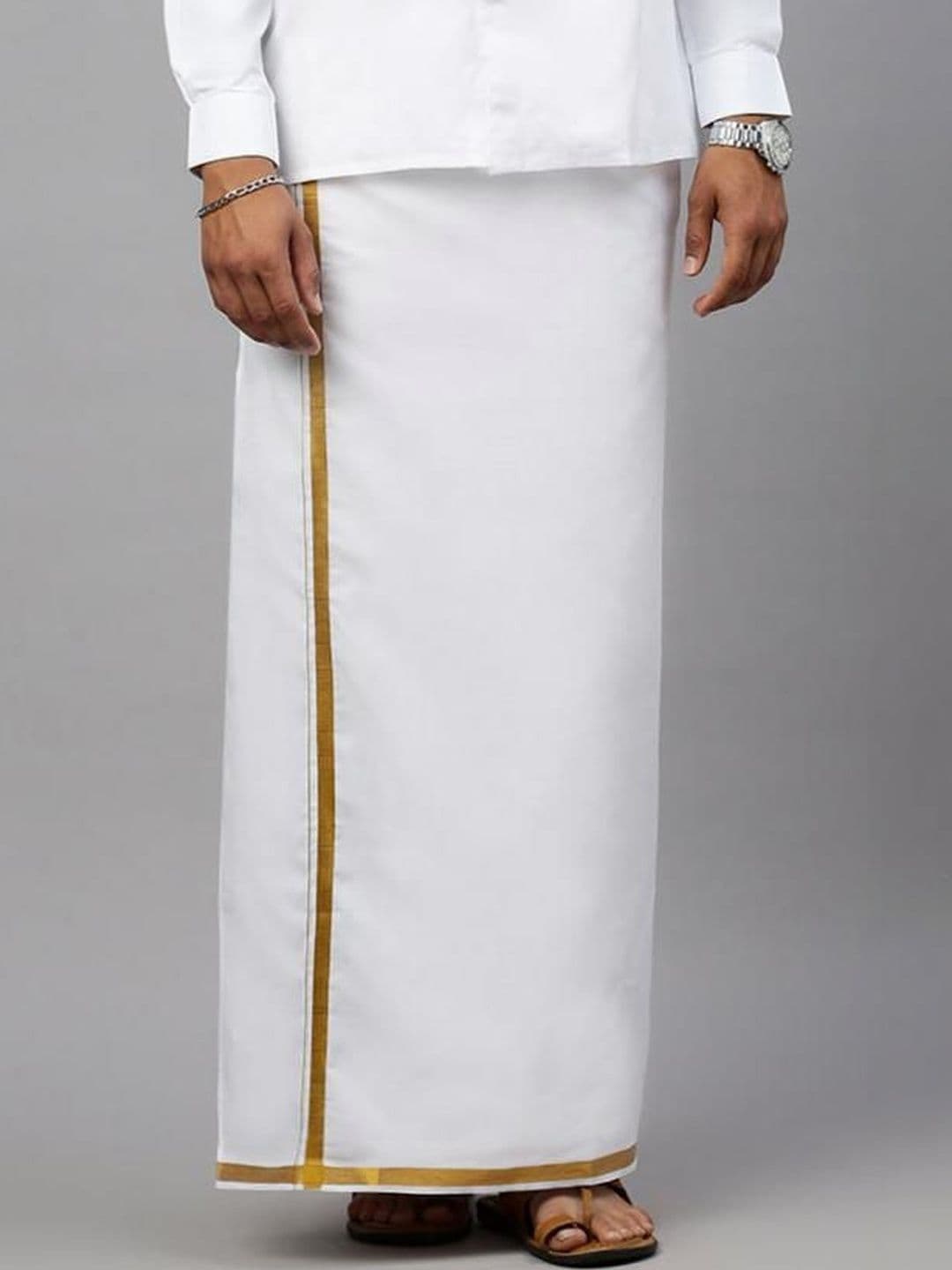Ramraj Men Cotton Blend Dhoti Dhotis - view 1