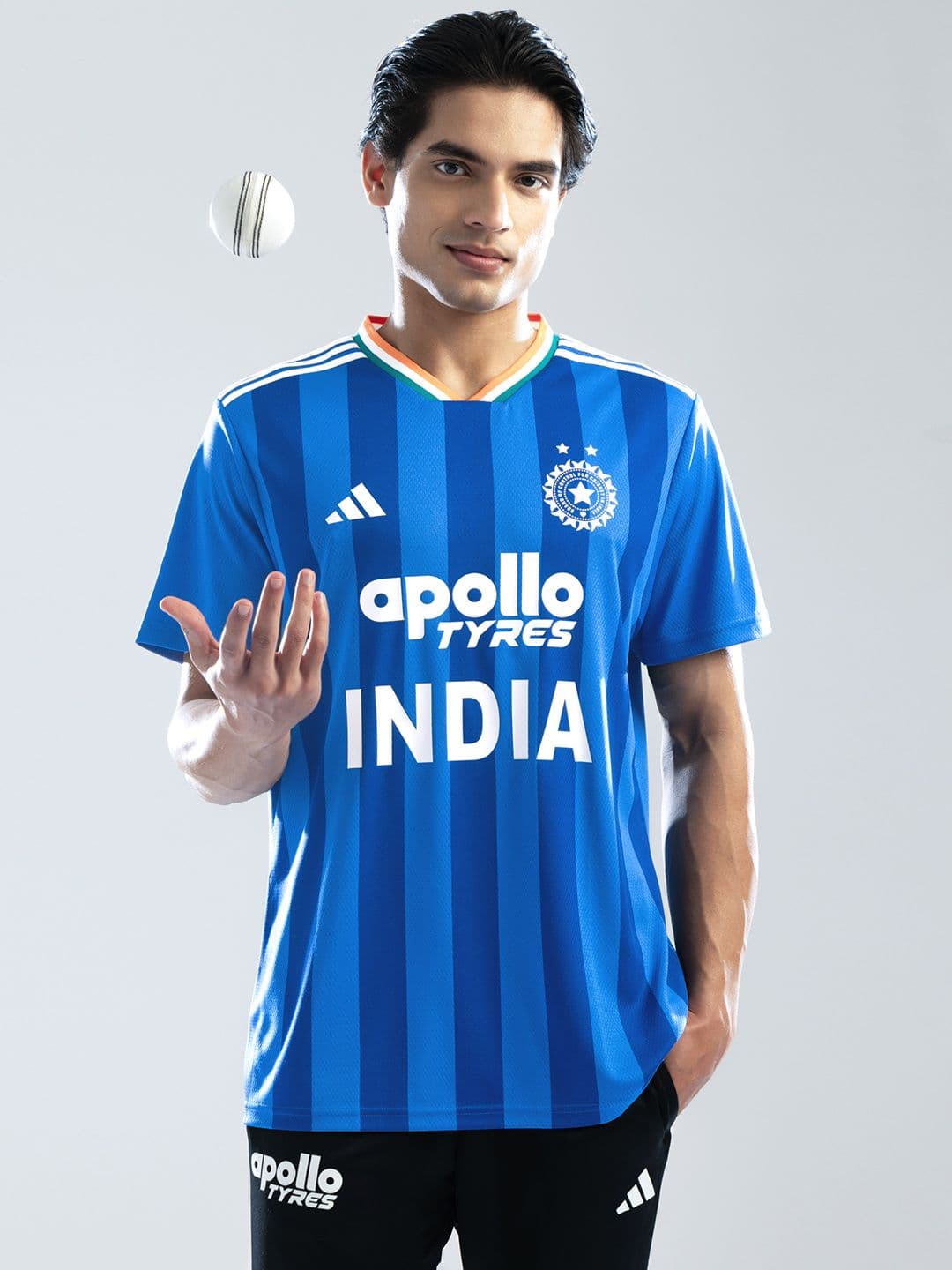 ADIDAS Typography Printed India T20 International Cricket Fan Jersey - view 1