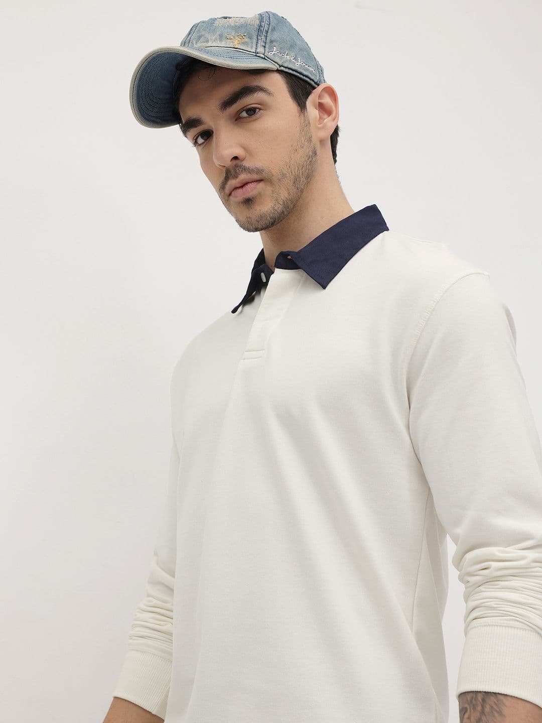 The Roadster Life Co. Shirt Collar Terry Relaxed Fit Sweatshirt - view 1