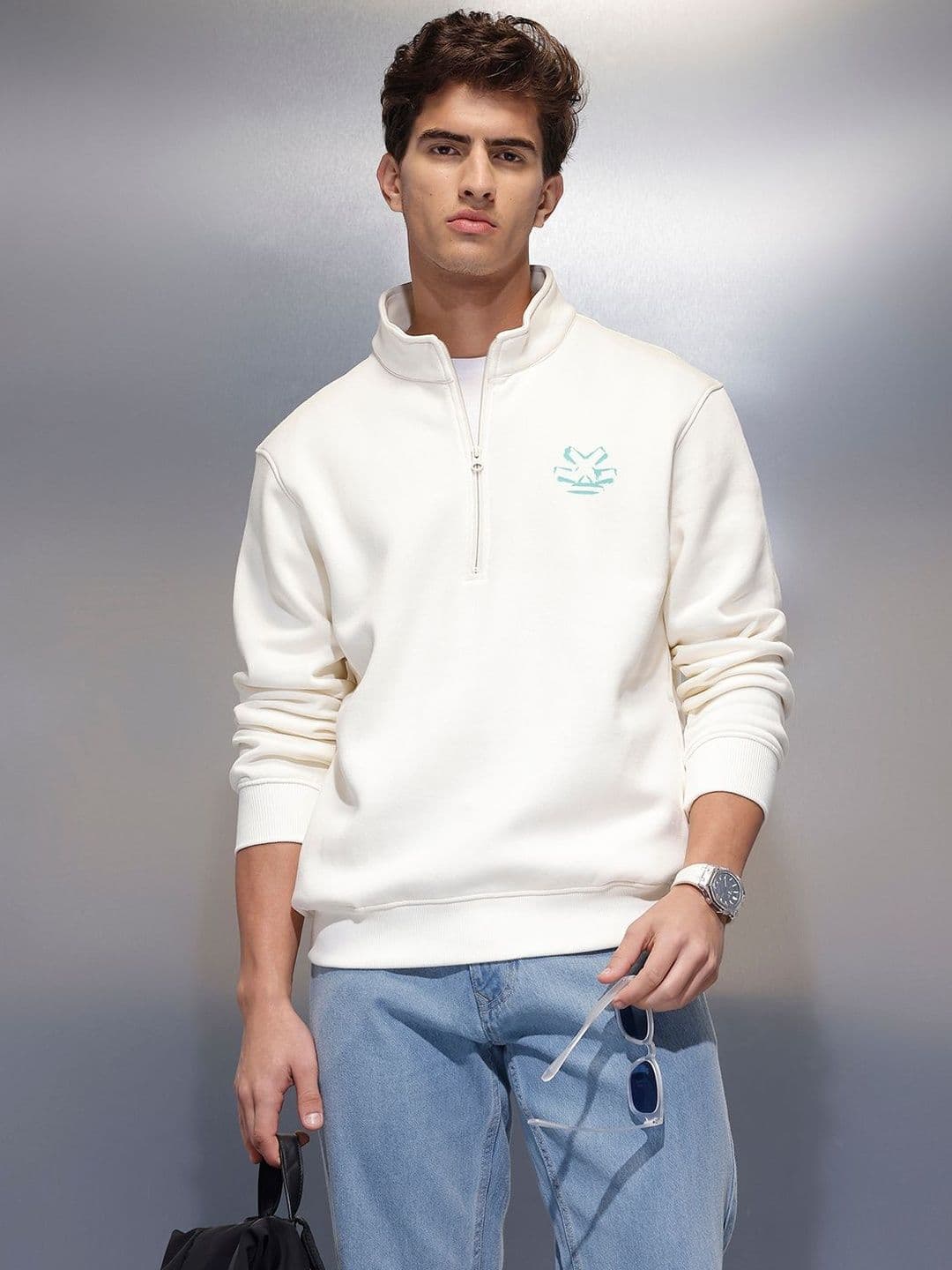 WROGN Men Printed Sweatshirt - view 1