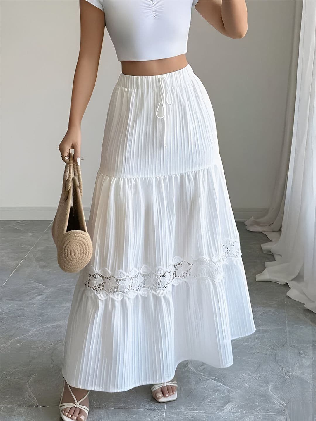 ZWERLON Maxi Flared Skirts - view 1