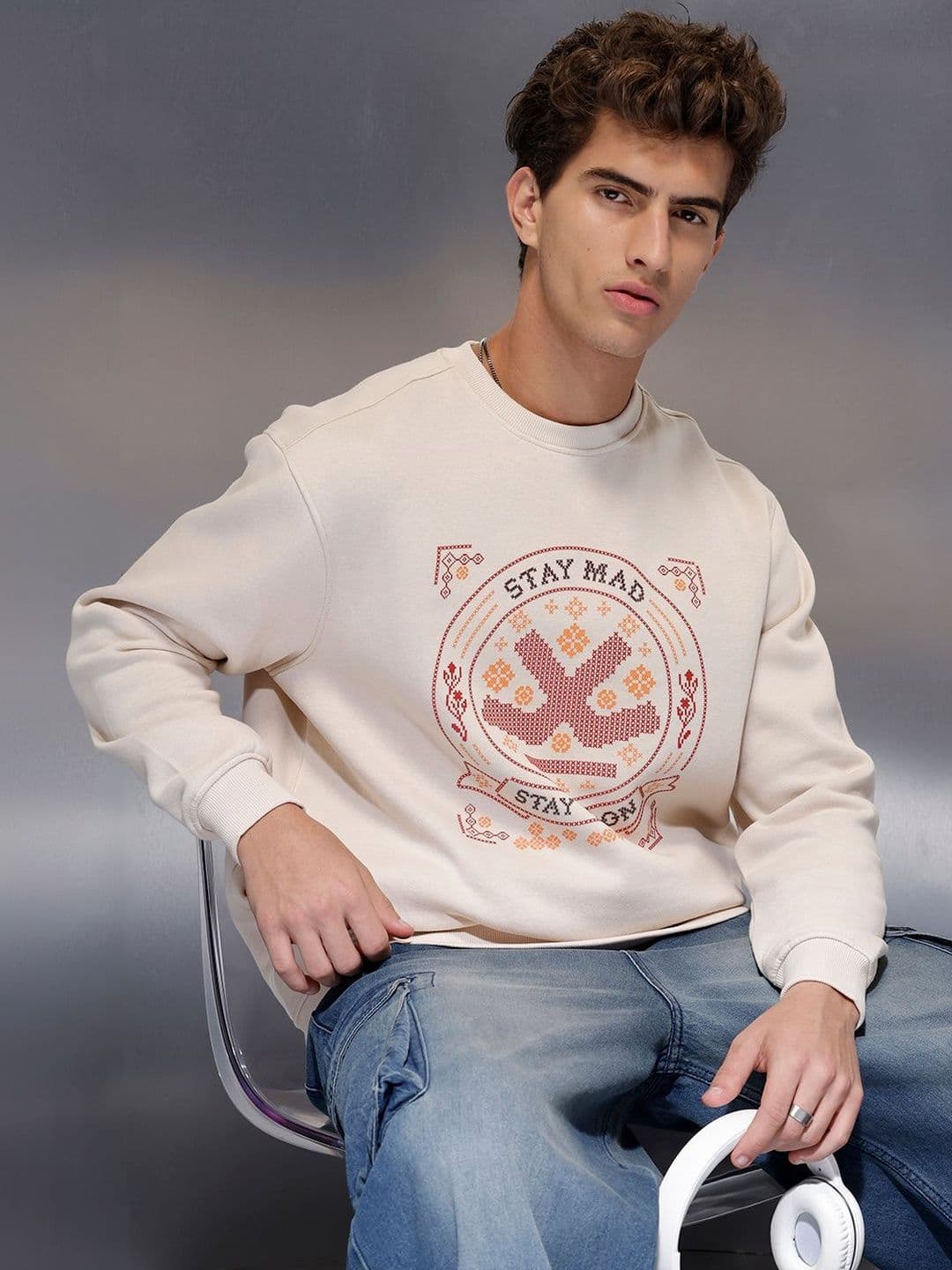 WROGN Men Printed Sweatshirt - view 1