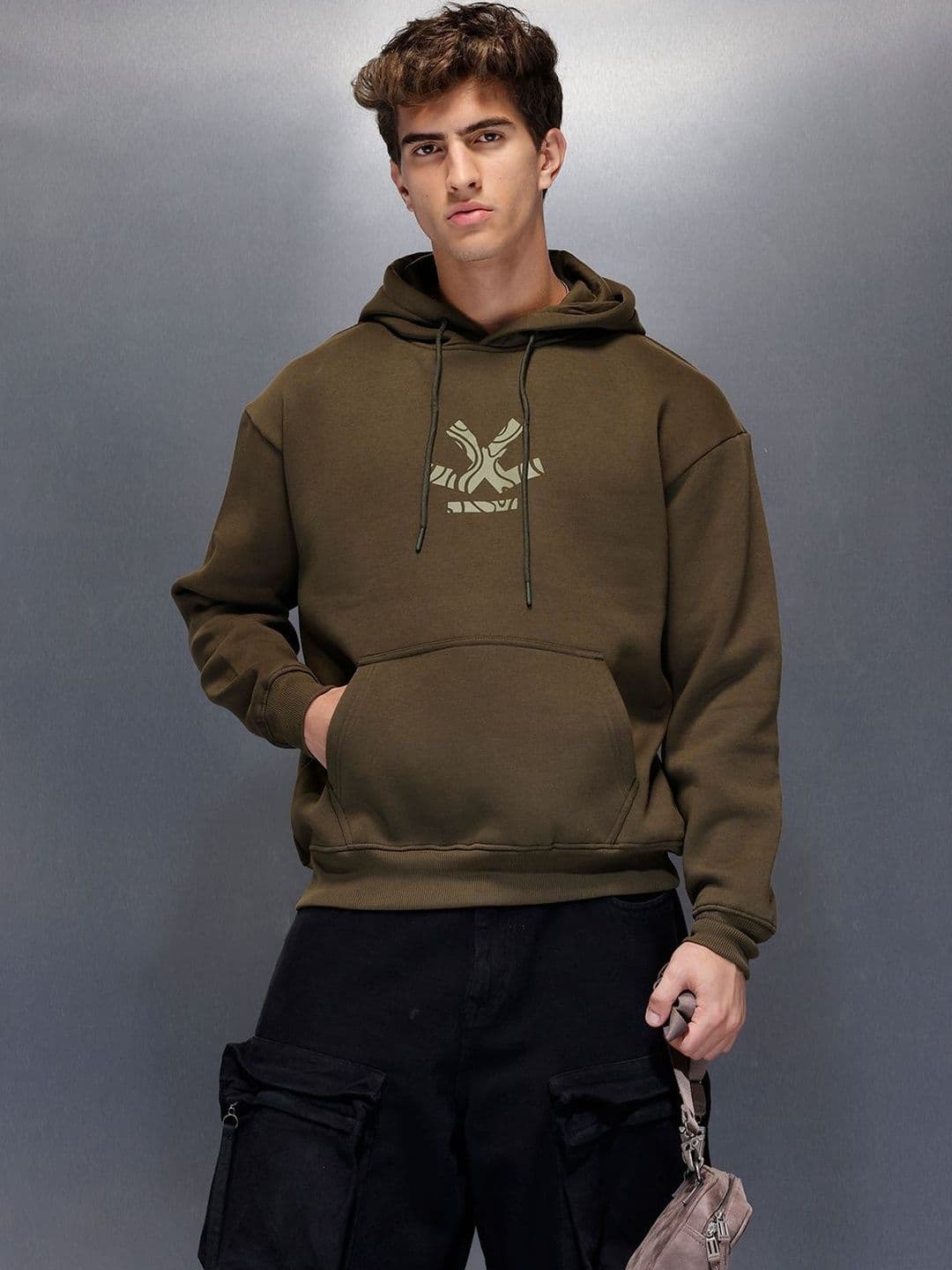 WROGN Men Hooded Sweatshirt - view 1