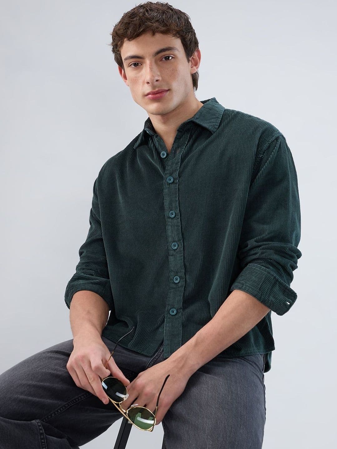 VASTRADO Men Classic Boxy Casual Shirt - view 1