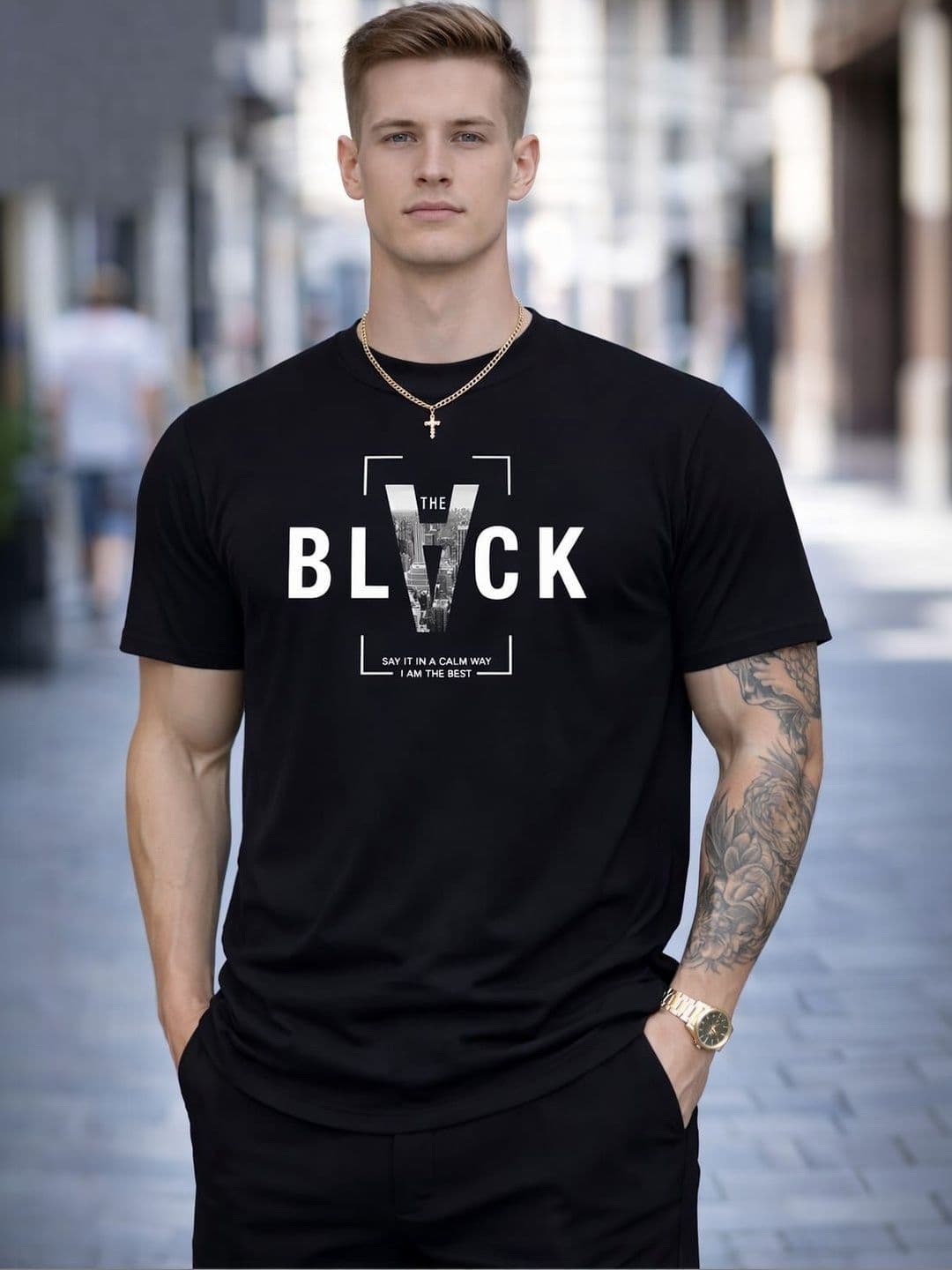 WILD ELEPHANT Men Typography Printed T-shirt - view 1
