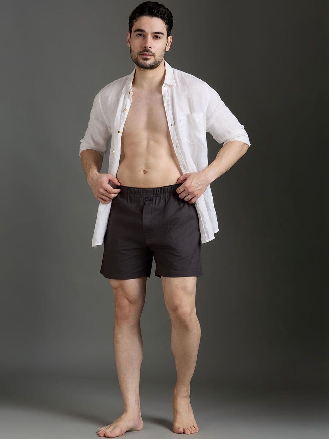 Mast & Harbour Men Pack Of 2 Pure Cotton Mid-Rise Boxer - view 1