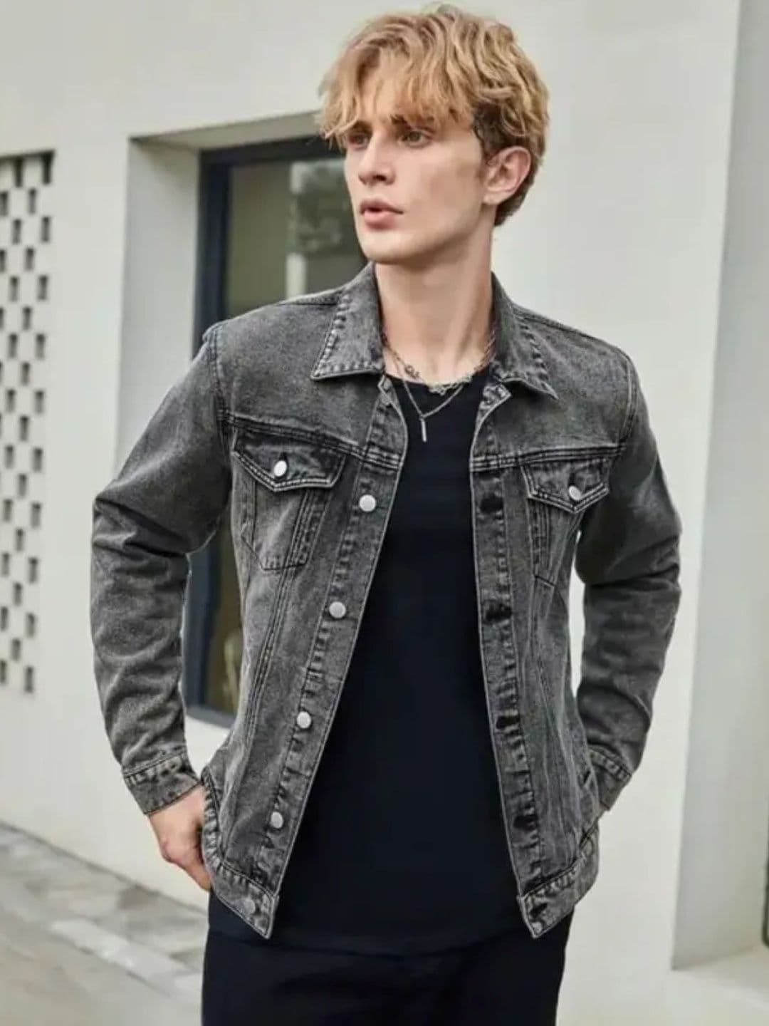 Metronaut Men Washed Denim Jacket - view 1