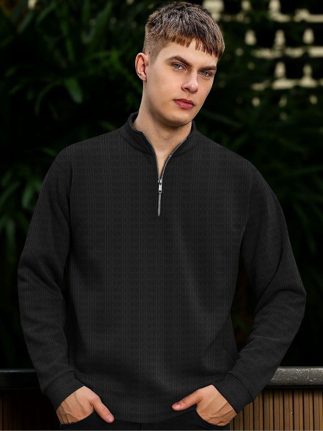 HAPPY KHAJANA Men High Neck T-shirt - view 1