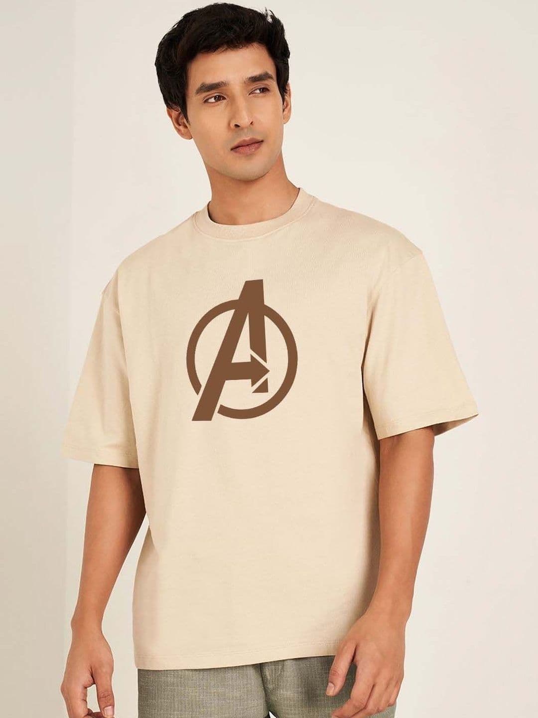 Organic Chics Men Avengers Printed Pure Cotton Blend Anti Odour T-shirt - view 1