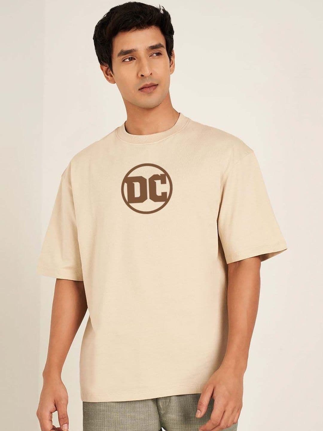 RuledBySun Men Brand Logo Printed Pure Cotton Blend Anti Odour T-shirt - view 1