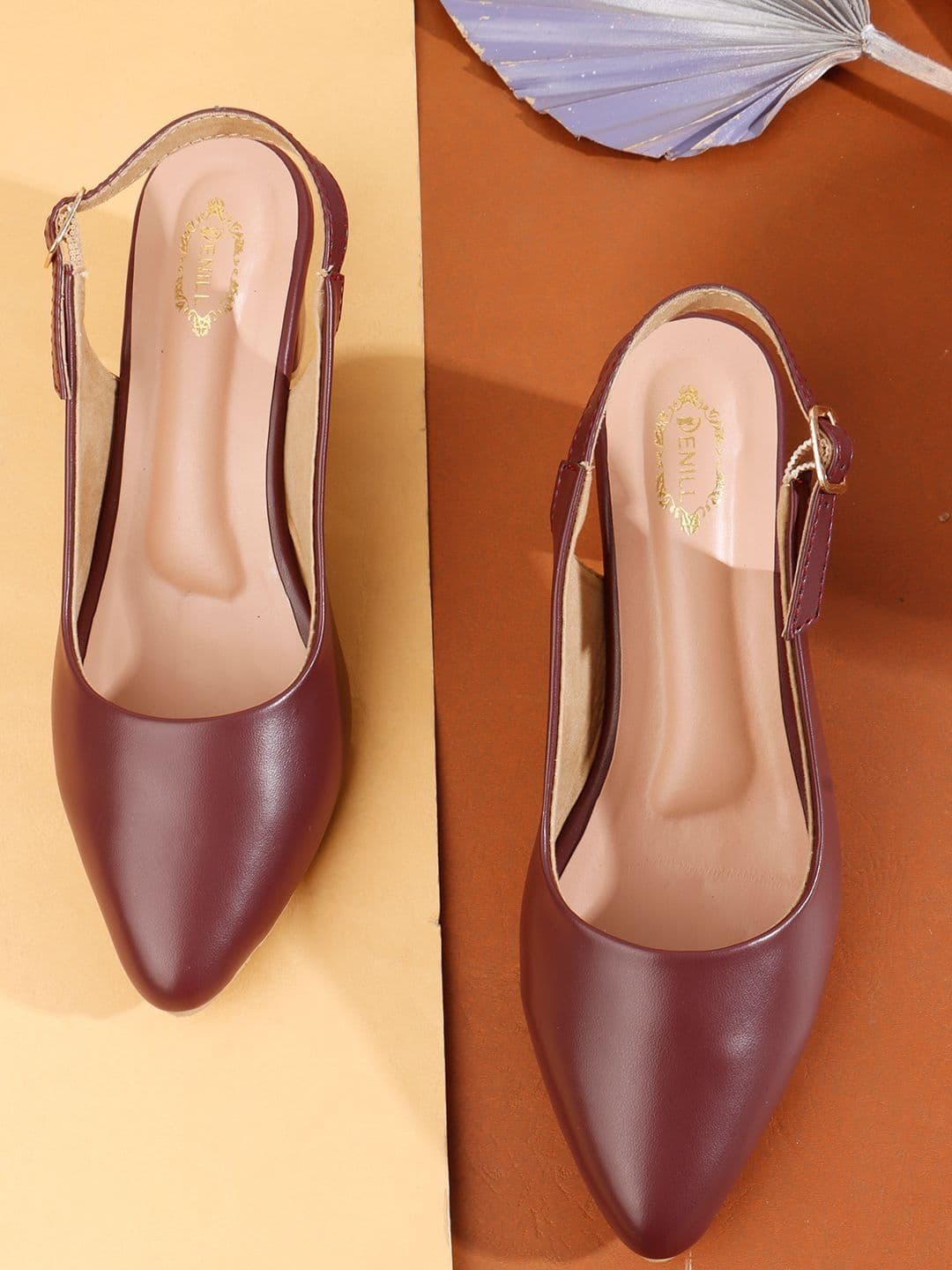 Denill Block Pumps with Buckles - view 1