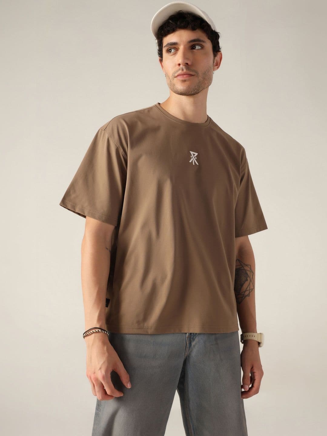 Monotone Men Printed Boxy T-shirt - view 1