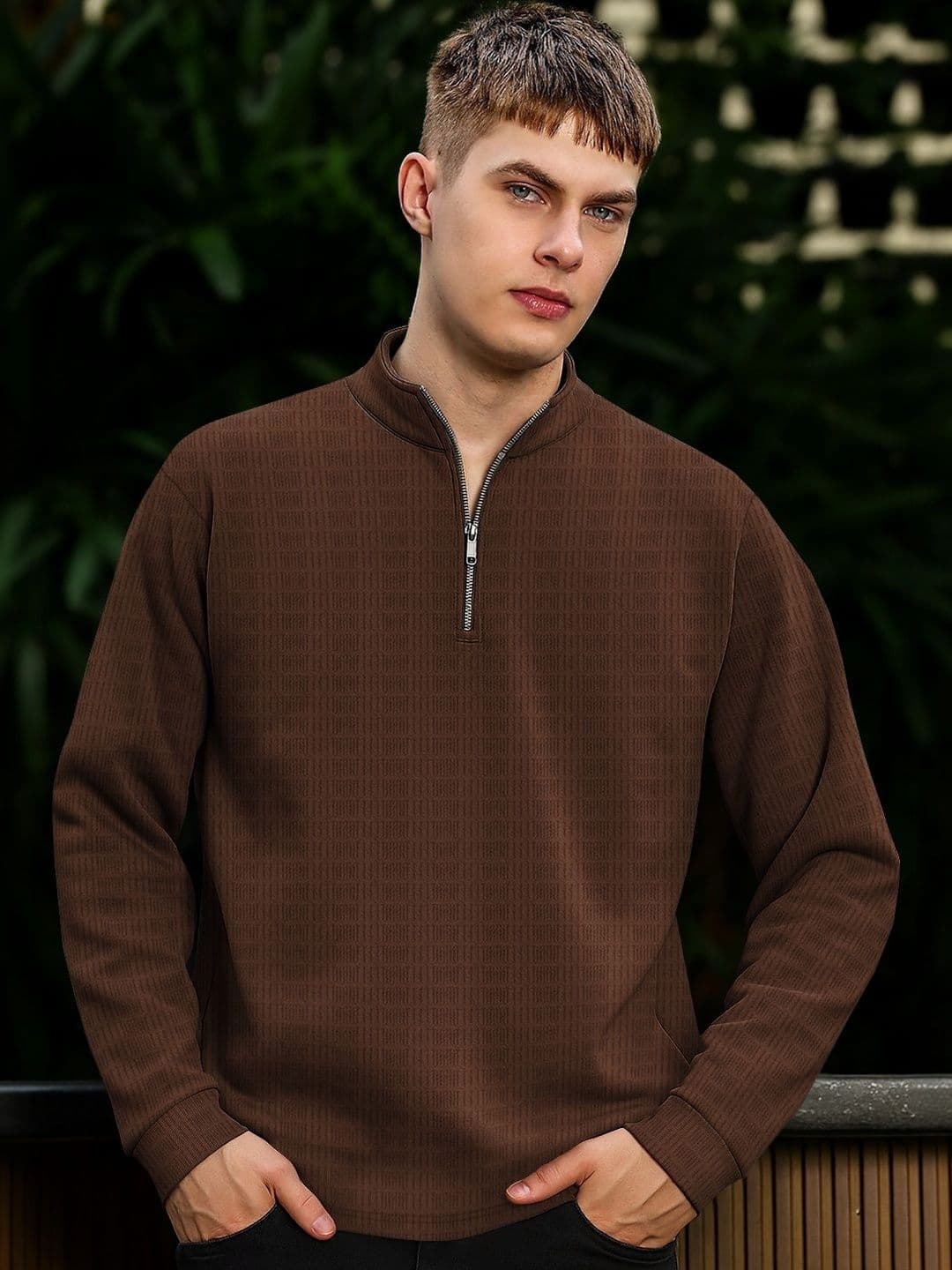 HAPPY KHAJANA Men High Neck T-shirt - view 1