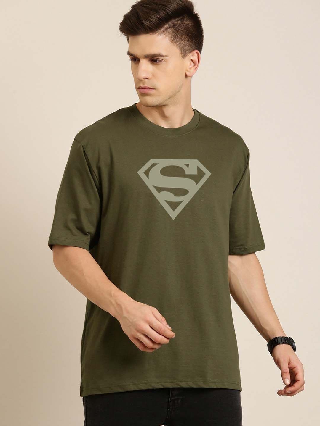 RuledBySun Men Superman Printed Pure Cotton Blend Anti Odour T-shirt - view 1