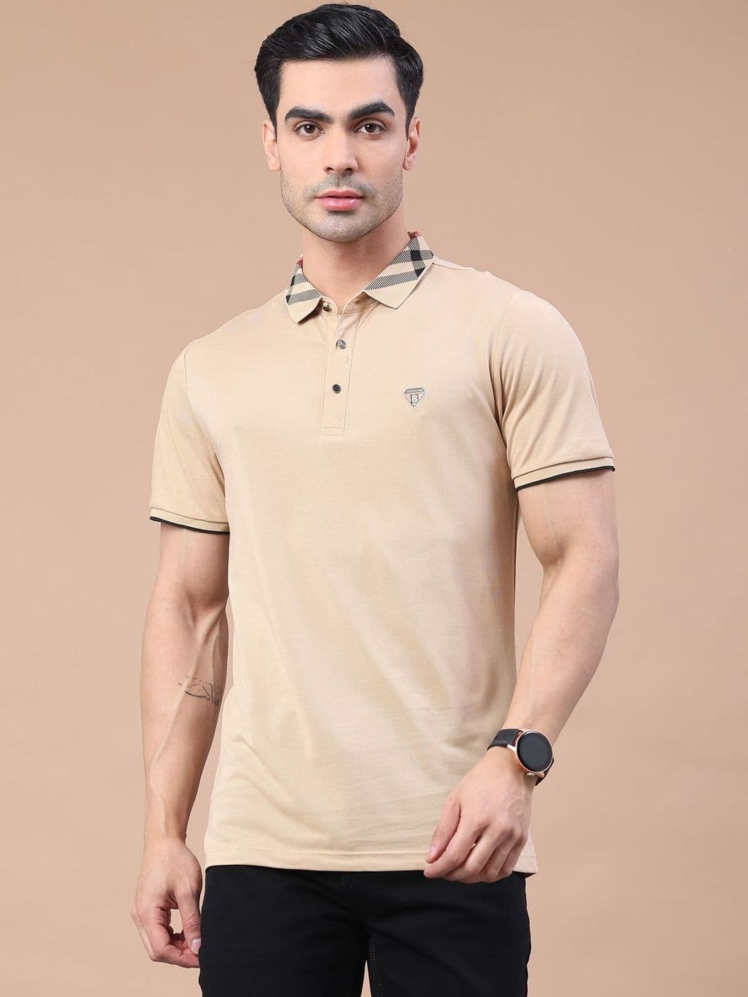 V-Mart Men Polo Collar Pockets T-shirt - view 1