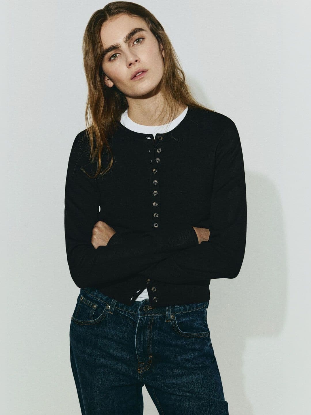 H&M Fine-Knit Cardigan - view 1